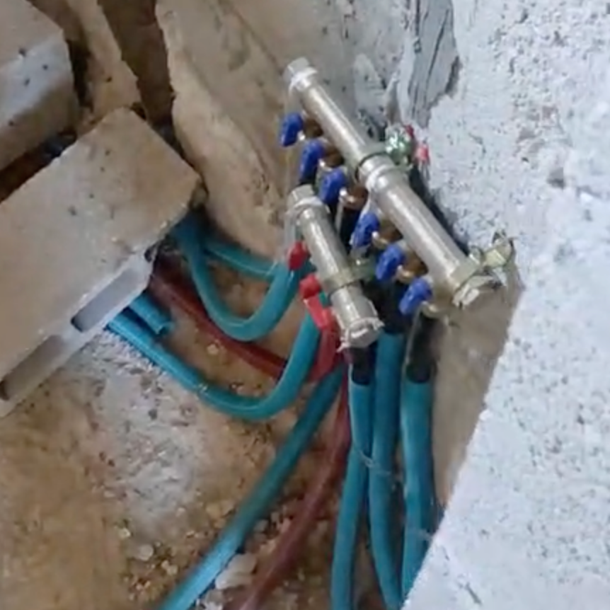 הנחת תשתיות מים